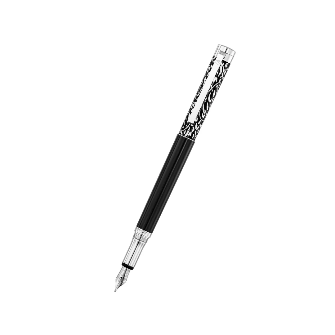 Waldmann Xetra Vienna Fountain Pen - Black Medium Steel Nib