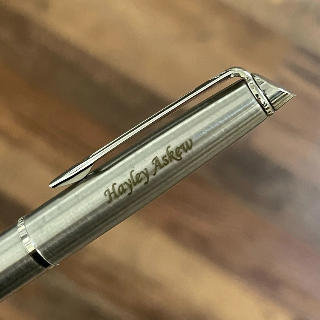 Waterman Hemisphere Stainless Steel CT Fountain Pen - Broad (FPD 2024) - Image 3