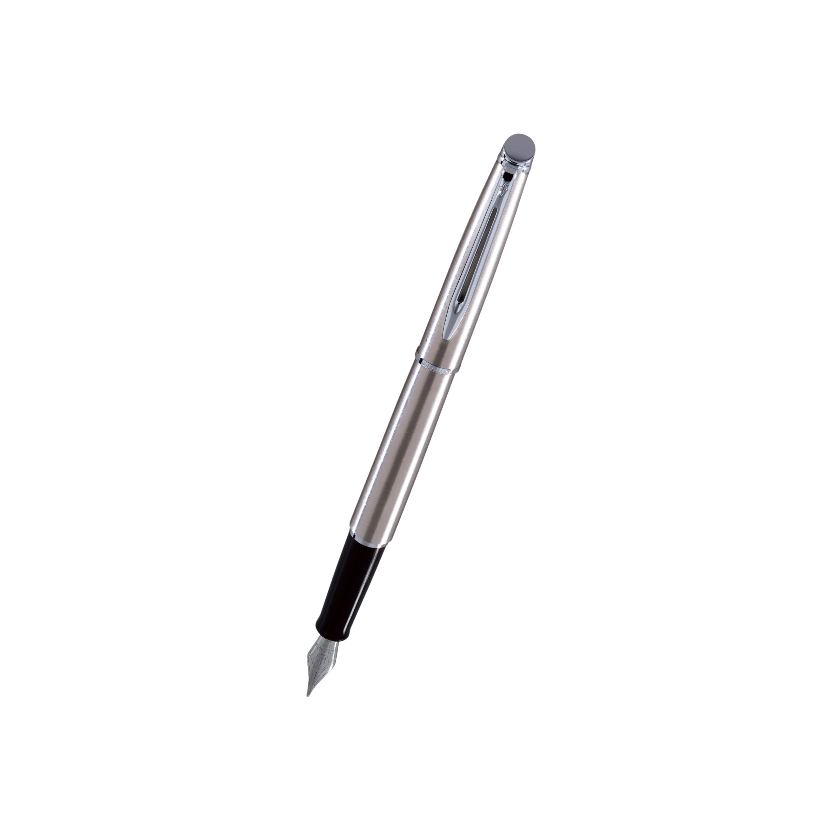 Waterman Hemisphere Stainless Steel CT Fountain Pen - Broad (FPD 2024)