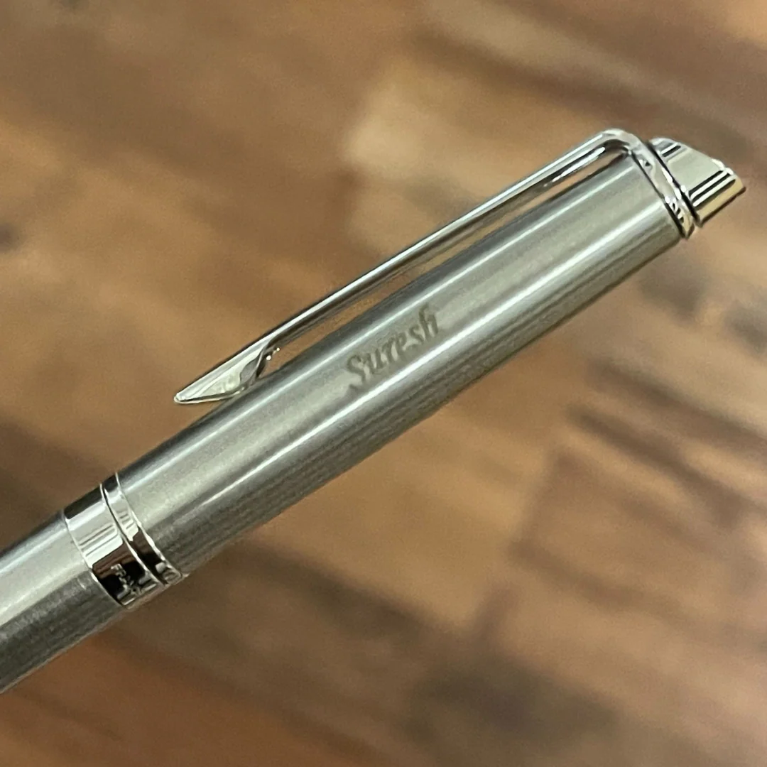 Waterman Hemisphere Stainless Steel CT Fountain Pen - Medium (FPD 2024) - Image 3