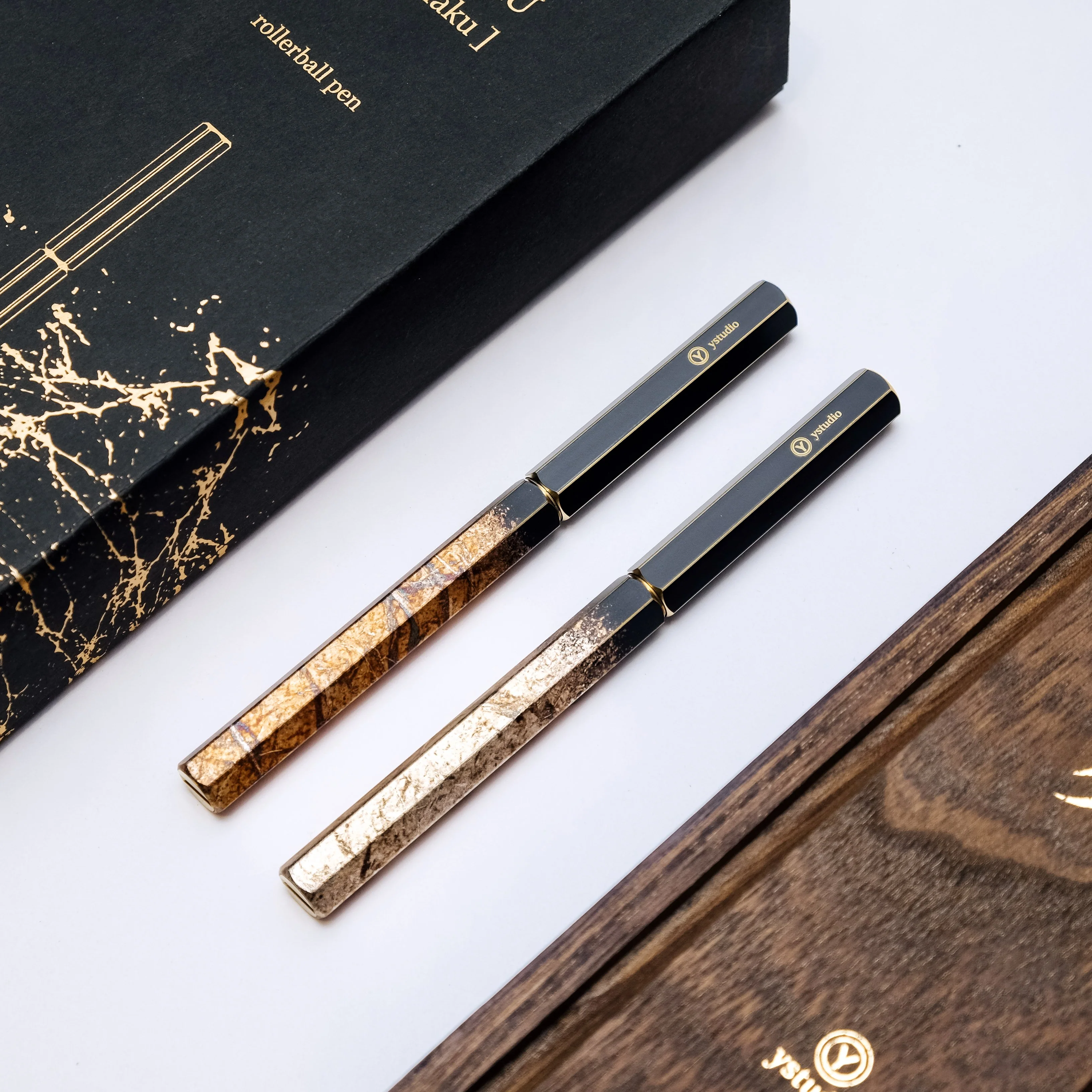 [Pre-Order] Ystudio YAKIHAKU Rollerball Pen (Limited Edition Crafts) - Image 4